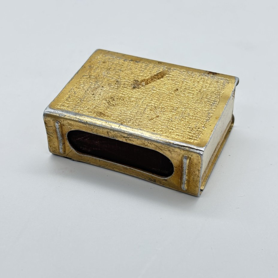 Спичечница "ММФ СССР", металл, Завод «Мосштамп», СССР, 1970-1990 гг., Завод «Мосштамп»