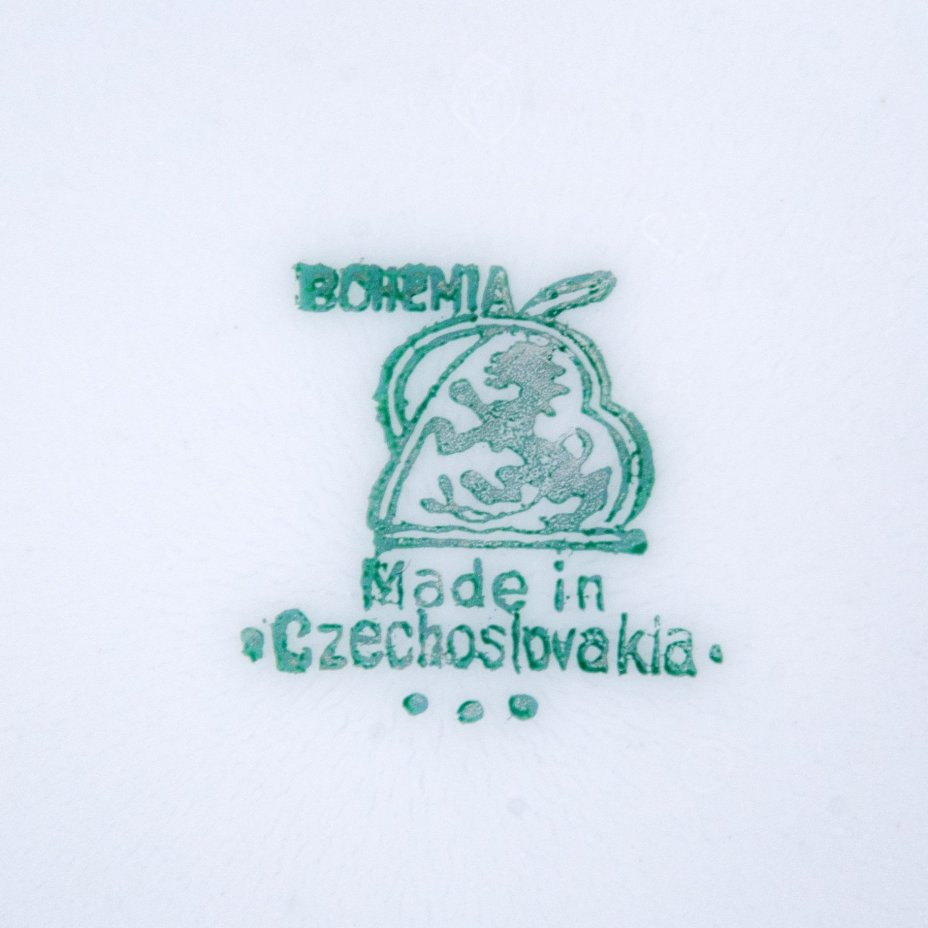 Сервиз столовый с цветочным декором на 11 персон (47 предметов), фарфор, деколь, золочение, Bohemia (Neurohlau), Чехословакия, 1970-1990 гг., Bohemia (Neurohlau)