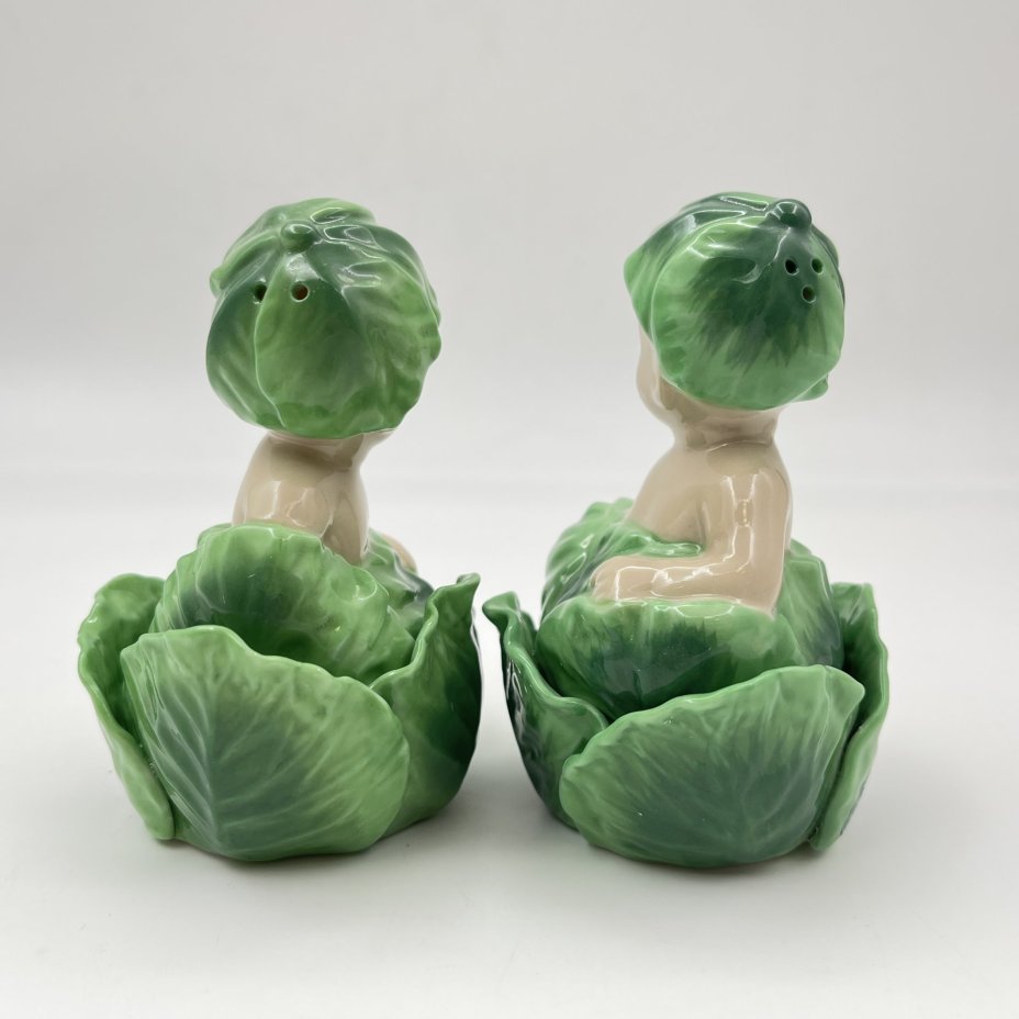 Набор для специй "Новорожденные" (перечница, солонка), фарфор, Pavone, Италия, 2025 г.