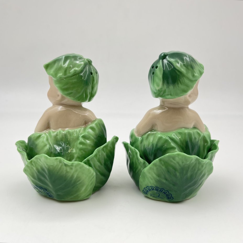 Набор для специй "Новорожденные" (перечница, солонка), фарфор, Pavone, Италия, 2025 г.