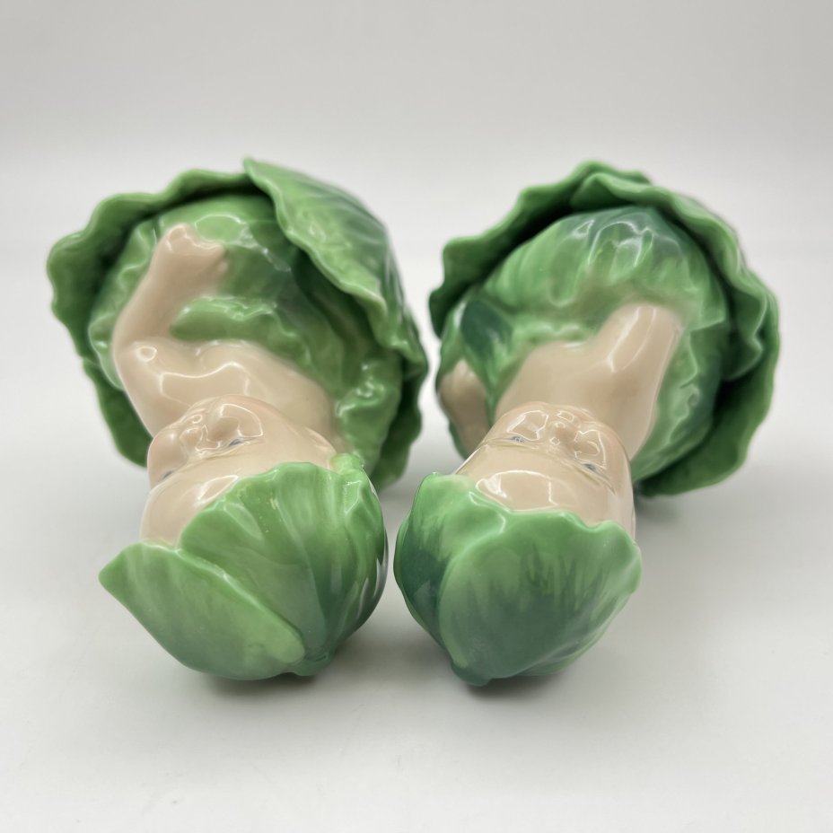 Набор для специй "Новорожденные" (перечница, солонка), фарфор, Pavone, Италия, 2025 г.