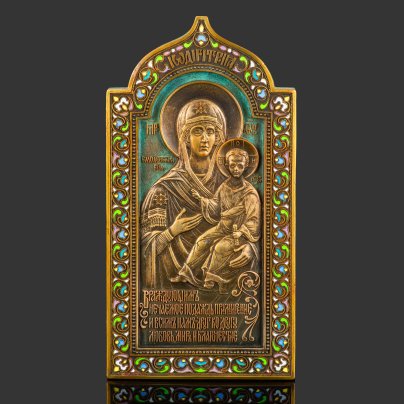 Икона "Богородица Смоленская" на подставке