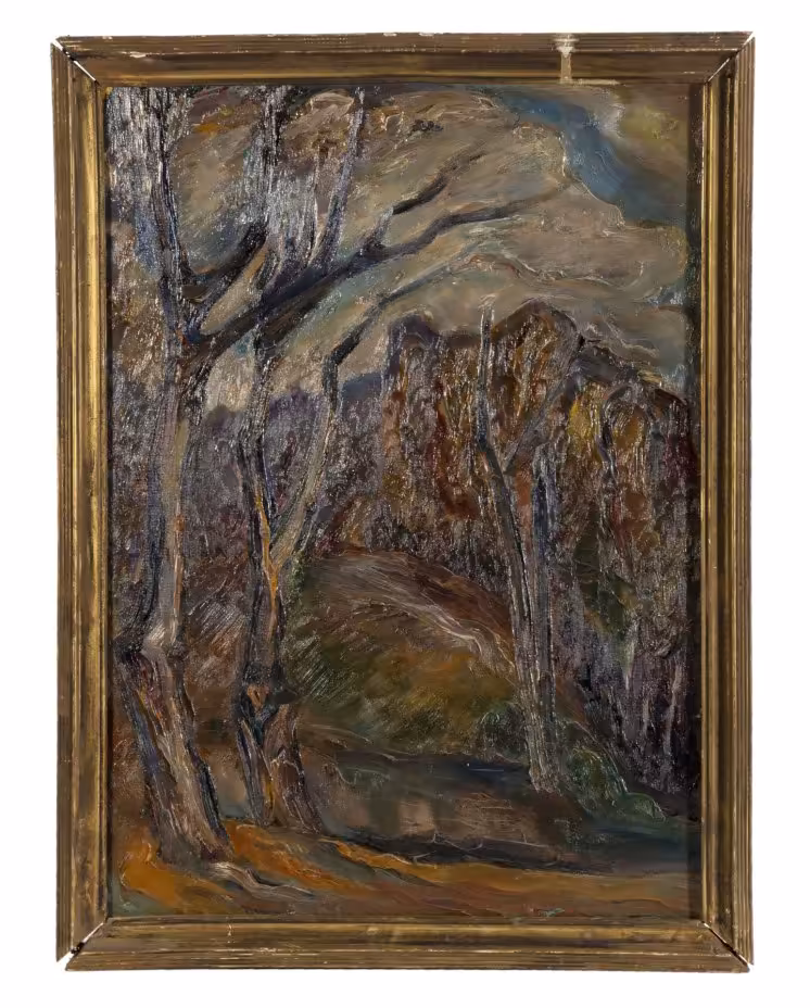 Картина в раме "Салтыковская", оргалит, масло, Художник Кондратьев Н.Н., Художник Кондратьев Н.Н.