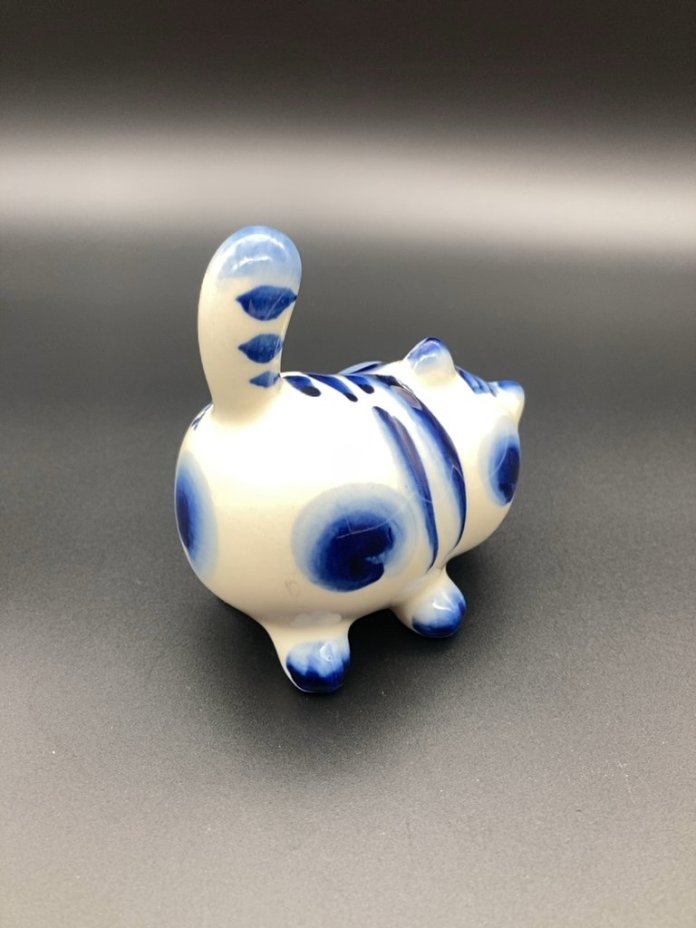 Статуэтка "Кот", Гжель