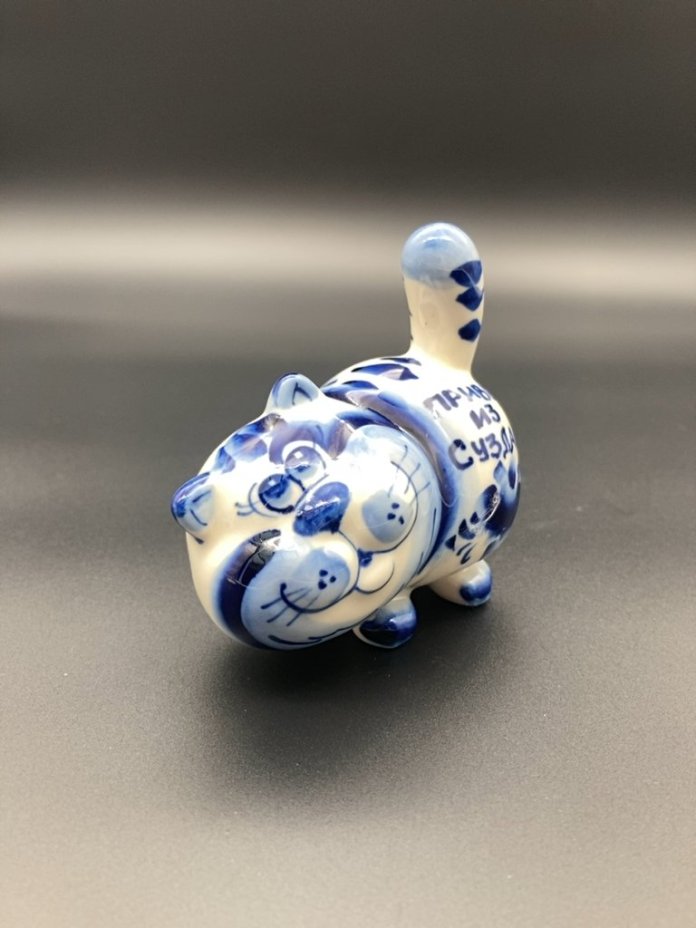 Статуэтка "Кот", Гжель