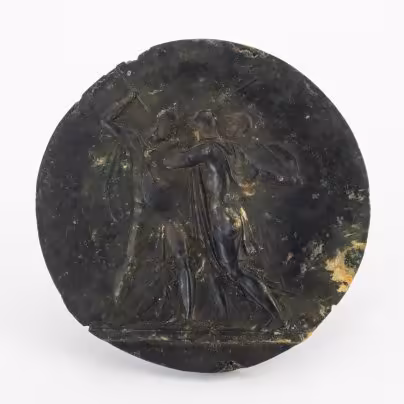 Панно (форма для отливки медали) "Битва Бородинская. 1812", автор Ф.П. Толстой