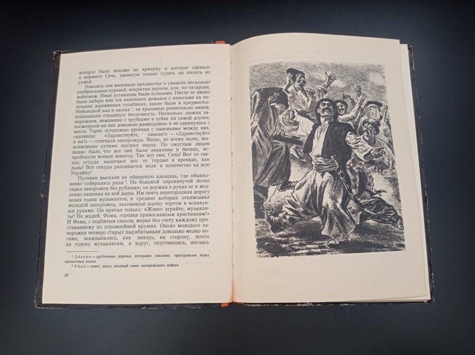 Книга "Тарас Бульба", автор Н. В. Гоголь, Издательство «Детская литература» (Детгиз)