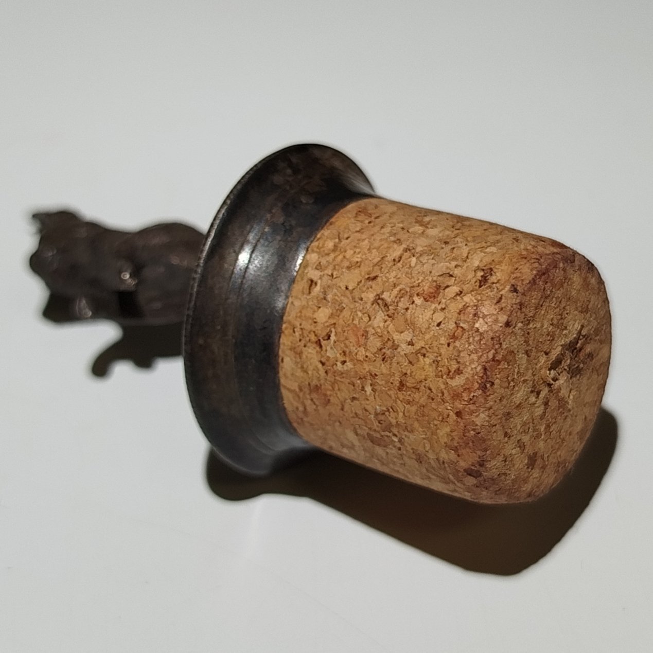 Пробка фигурная от штофа "Заяц", металл, Западная Европа, 1900-1930 гг.