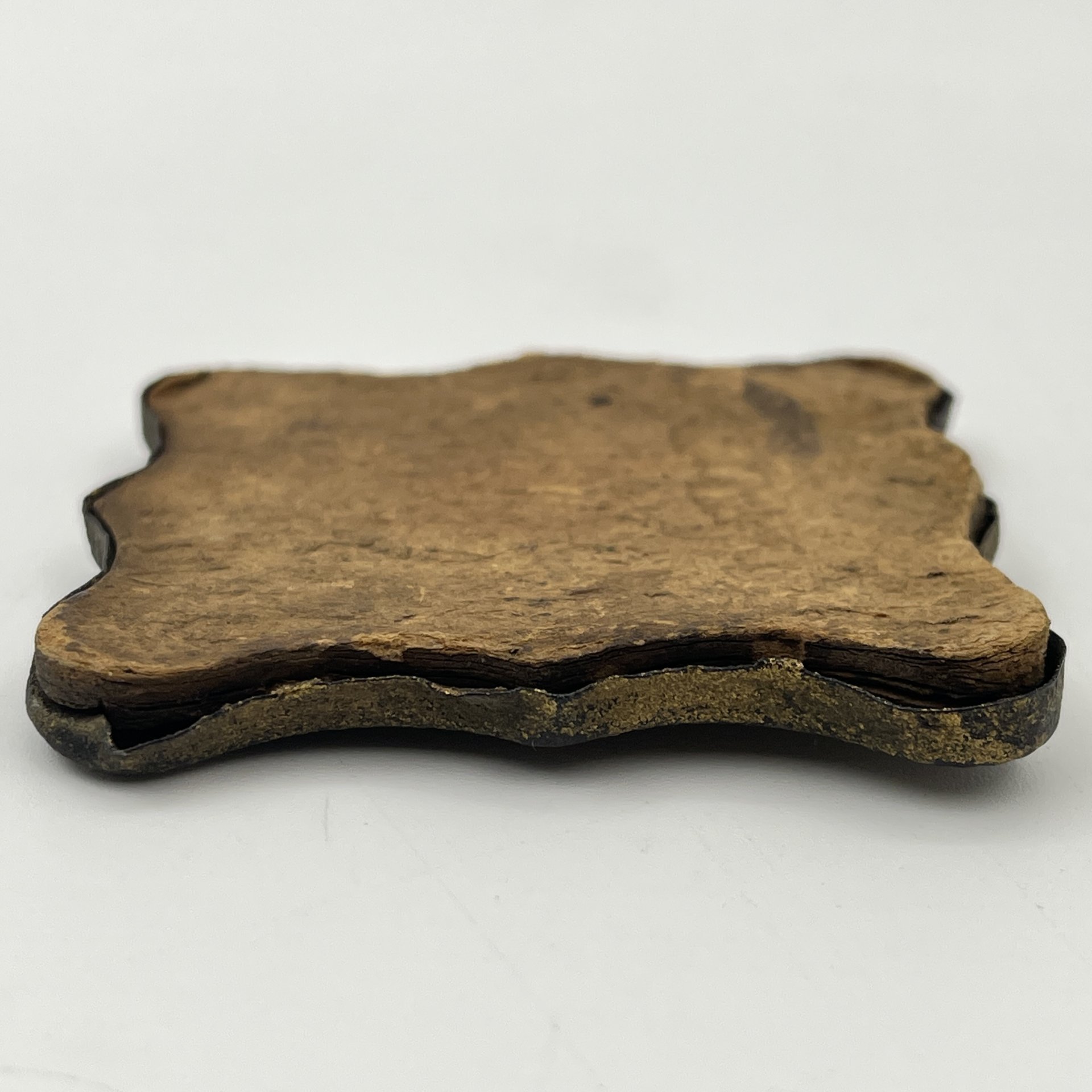 Икона "Преподобный Сергий Радонежский у гробов родителей", металл, хромолитография, Российская империя, 1890-1915 гг.