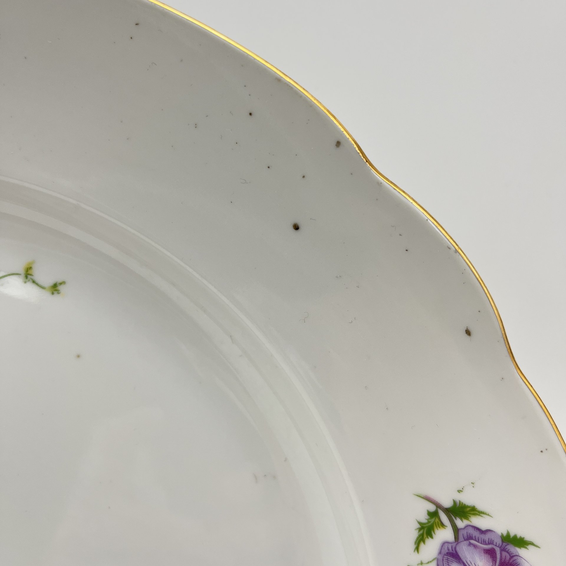 Блюдо с цветочным декором, "Gebrüder Benedikt", фарфор, деколь, золочение, Чехословакия, 1960-1990 гг.