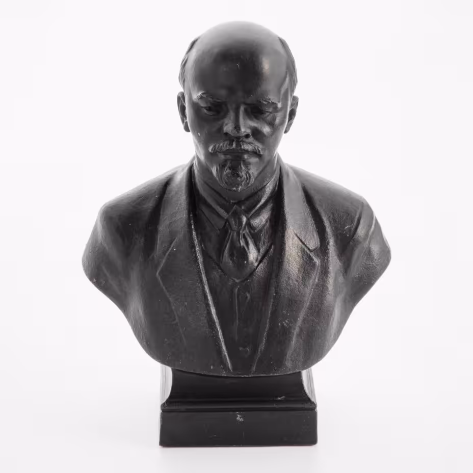 Бюст "В.И. Ленин", скульптор Андрей Петрович Файдыш-Крандиевский (с подписью), Мытищинский завод художественного литья (МЗХЛ)