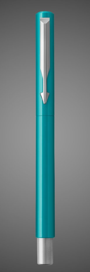 Перьевая ручка Parker Vector Standard F01, цвет: BLUE GREEN, Металлы: нержавеющая сталь, пластик, хром