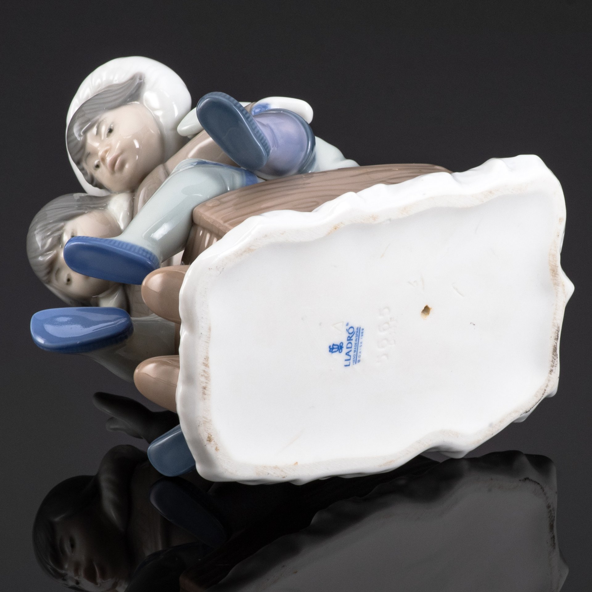 Статуэтка "Дети на санках", Lladro