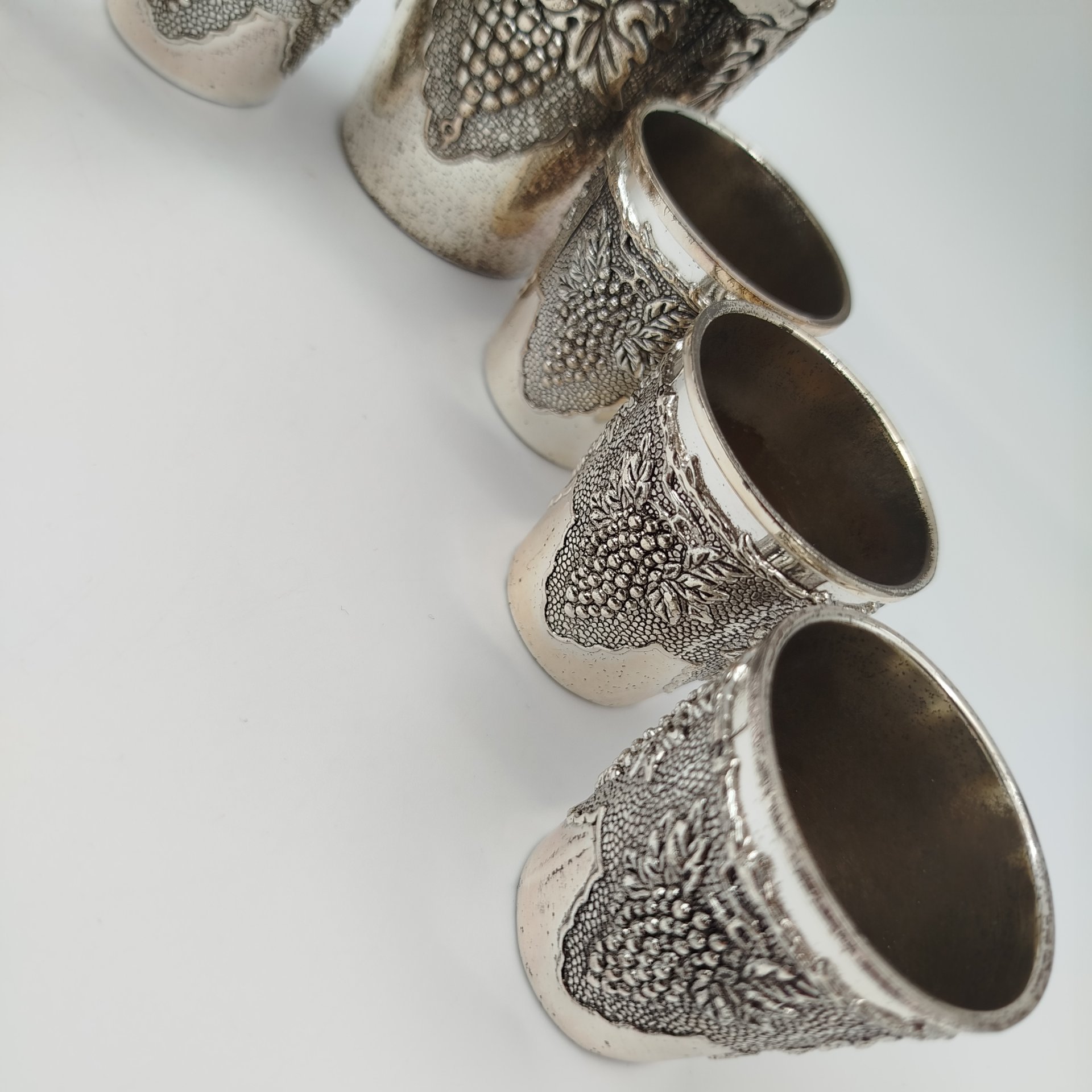 Набор для подачи креплёных вин, металл, серебрение, Россия, 1980-2010 гг.