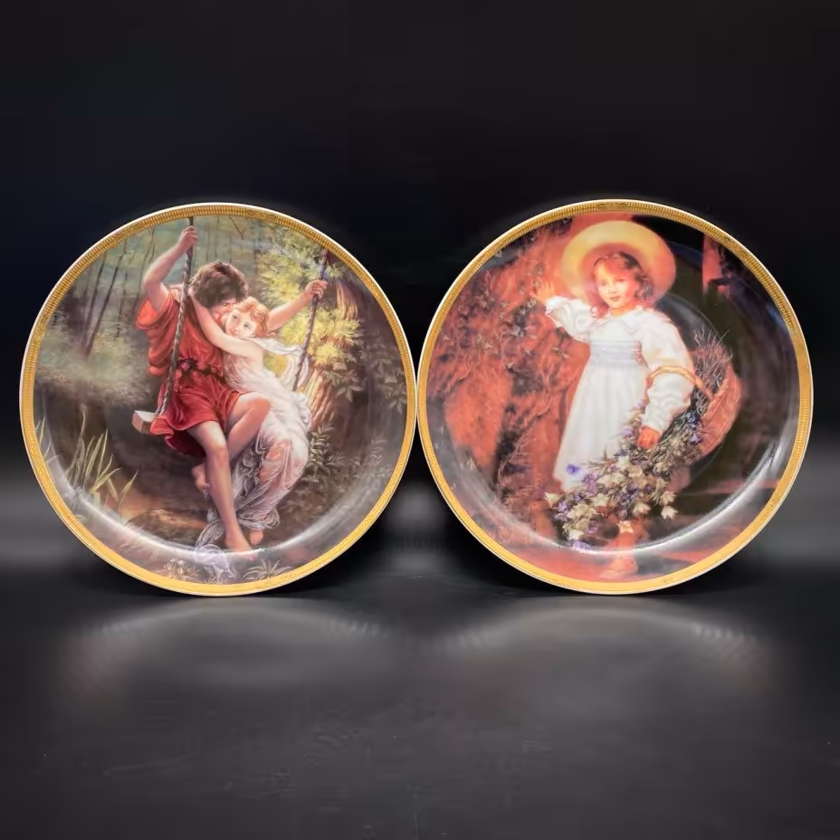 Набор из 2 настенных тарелок, Elan Gallery