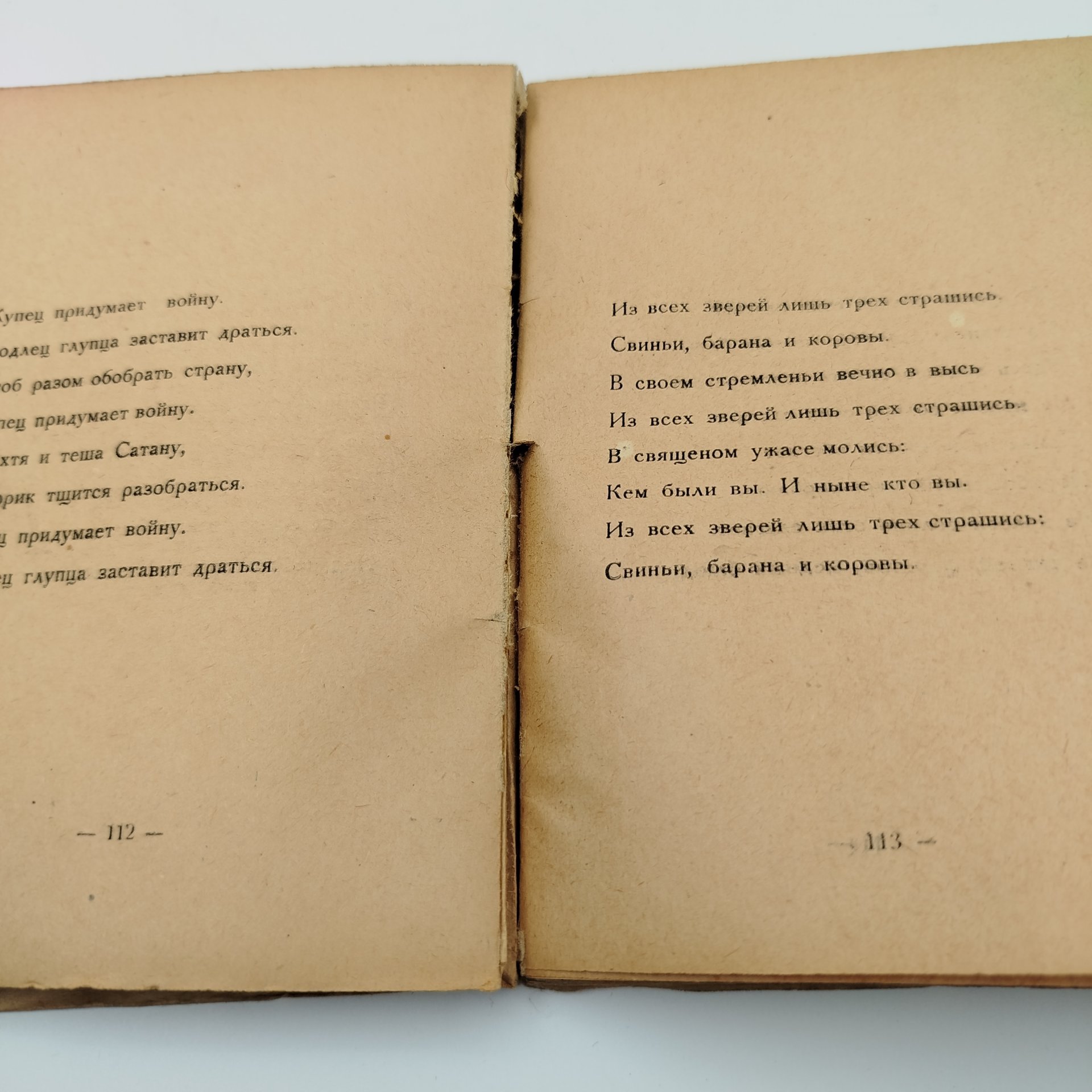 Рукавишников И.С. "Триолеты" (вторая книга), 7-я тип. М.С.Н.Х. (бывш. Мамонтова), бумага, печать, РСФСР, 1922 г.