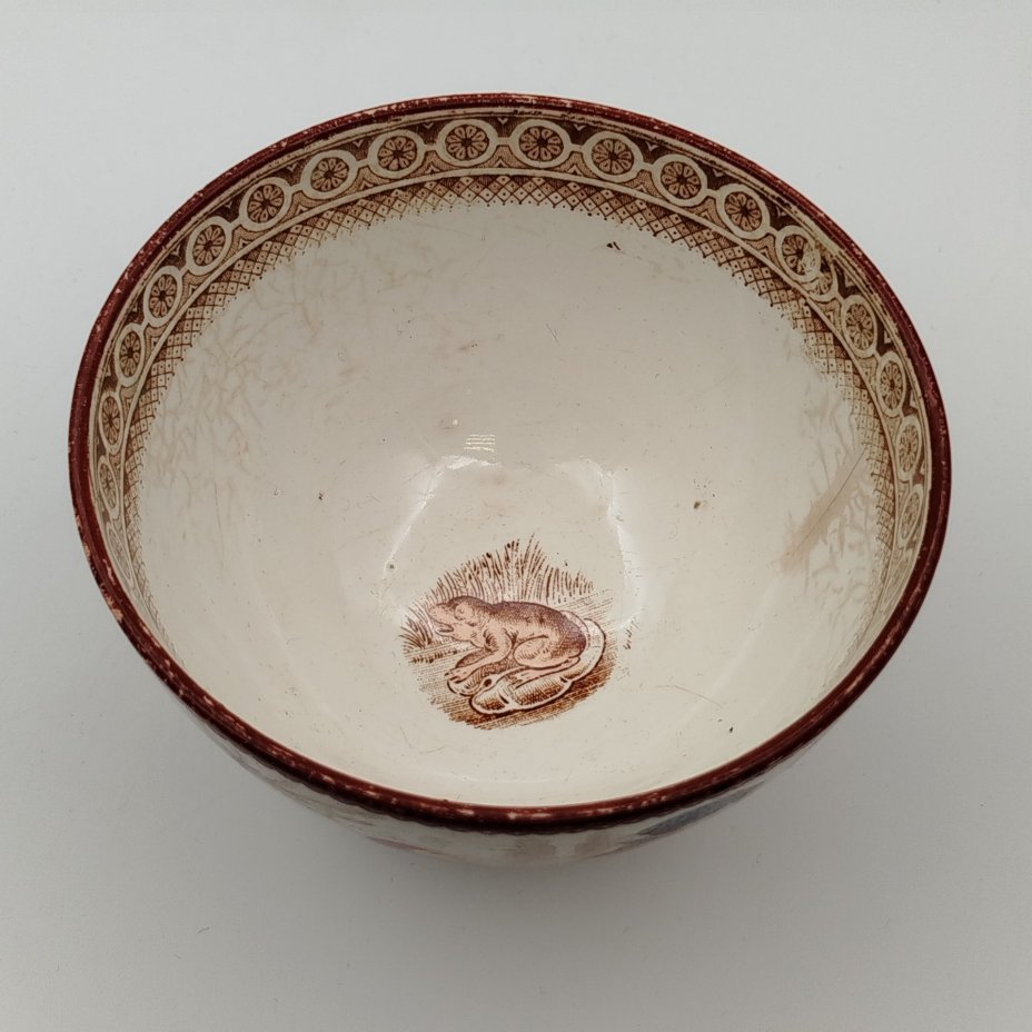 Салатник (пиала) с шуточным рисунком Societe Ceramique Maestricht