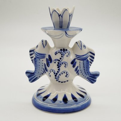 Подсвечник для одной свечи "Рыбы"