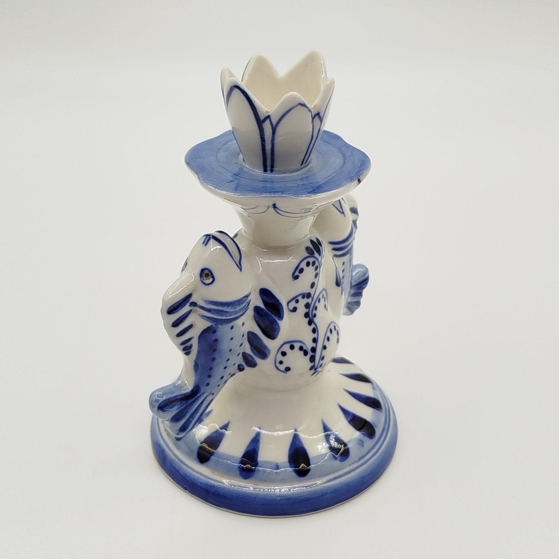 Подсвечник для одной свечи "Рыбы"