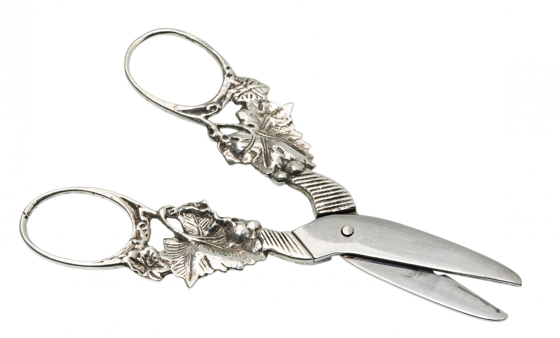 Малые старинные  ножницы для винограда, Швеция GEWE SILVERVARUFABRIKEN AB