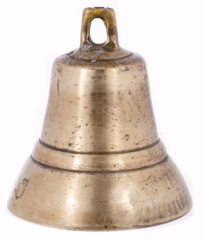 Колокольчик поддужный малый, бронза, литье, Российская Империя, 1870-1890 гг.