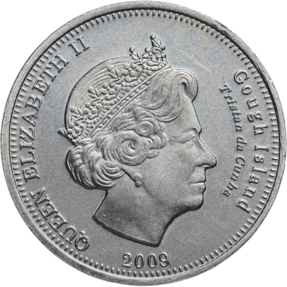 Острова Святой Елены, Вознесения и Тристан-да-Куньи. 5 пенсов (pence) 2009 Остров Гоф