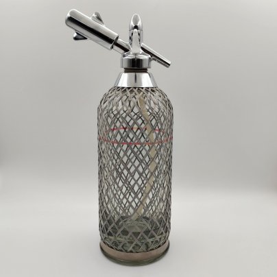 Сифон для газирования воды, стекло, металл, СССР, 1950-1980 гг.