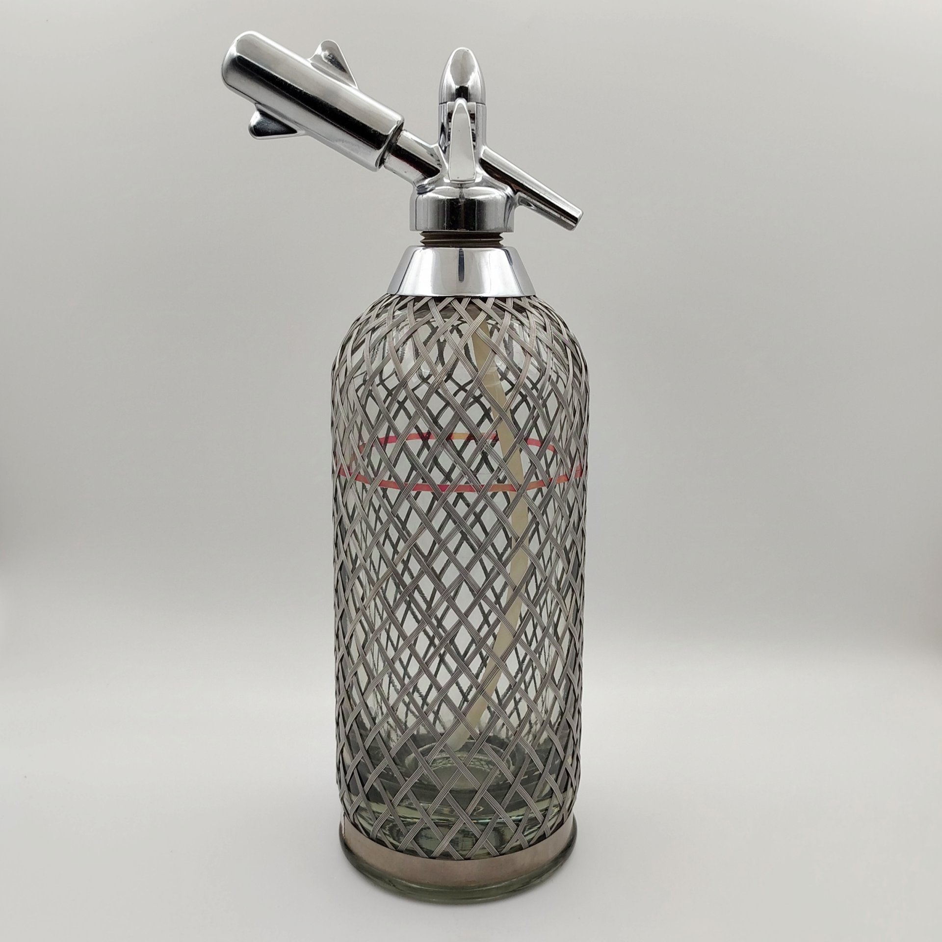 Сифон для газирования воды, стекло, металл, СССР, 1950-1980 гг.
