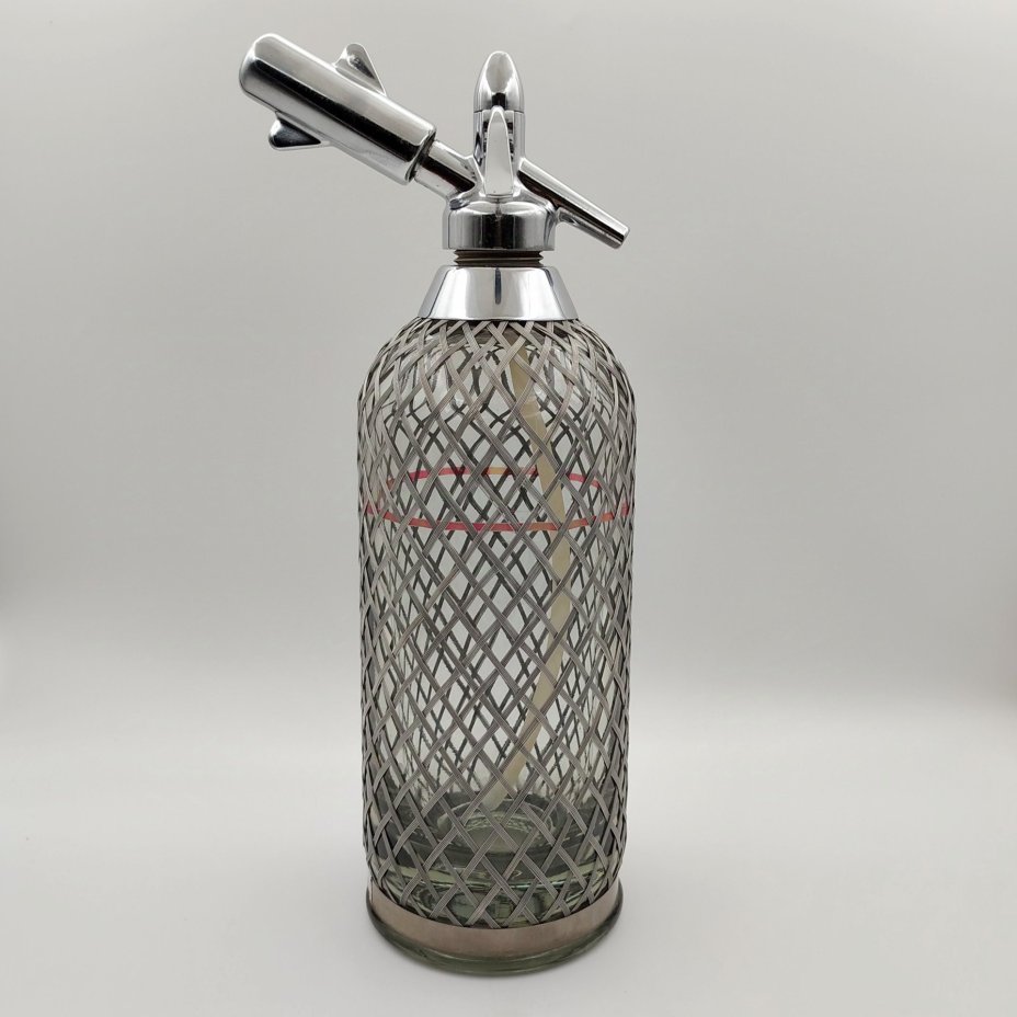 Сифон для газирования воды, стекло, металл, СССР, 1950-1980 гг.