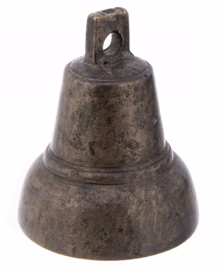 Колокольчик поддужный малый , бронза, литье, Российская Империя, 1870-1917 гг.