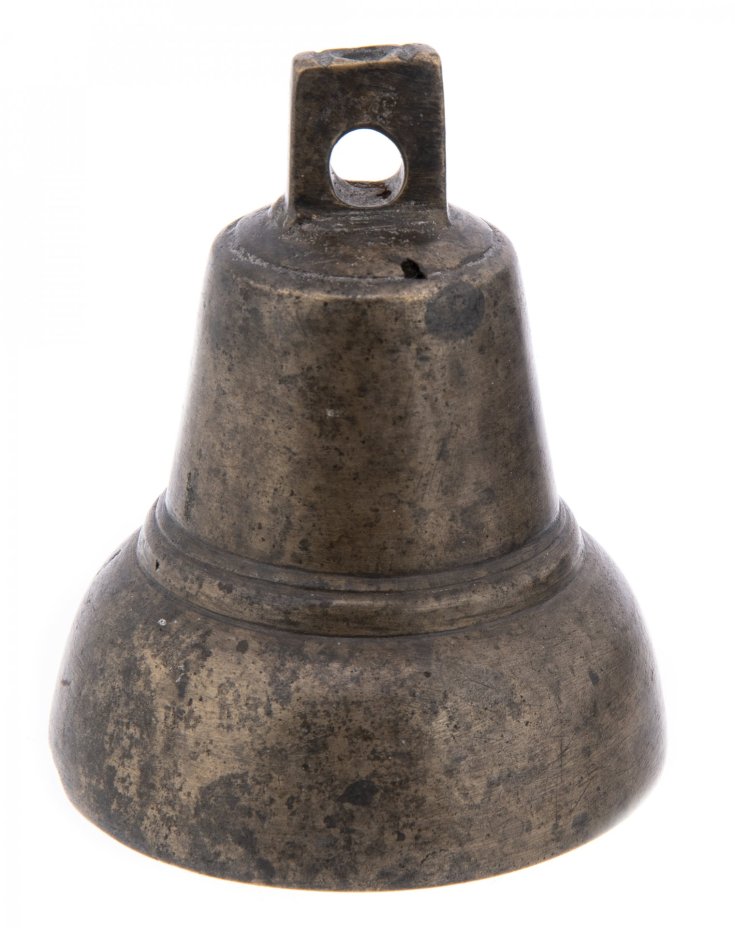 Колокольчик поддужный малый , бронза, литье, Российская Империя, 1870-1917 гг.