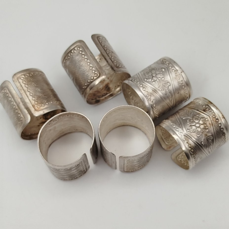 Набор колец для салфеток на 6 персон