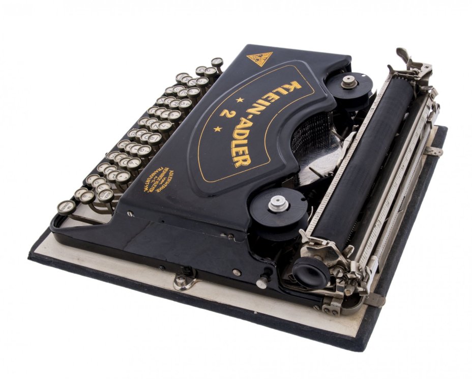 Машинка печатная "Klein-Adler 2", металл, пластик, Германия, 1920-1940 гг.
