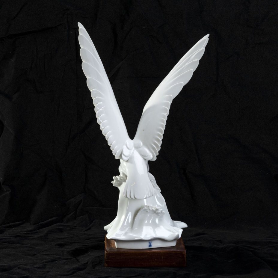 Статуэтка "Чайка" с дарственной гравировкой, Meissen (Мейсенский фарфор)