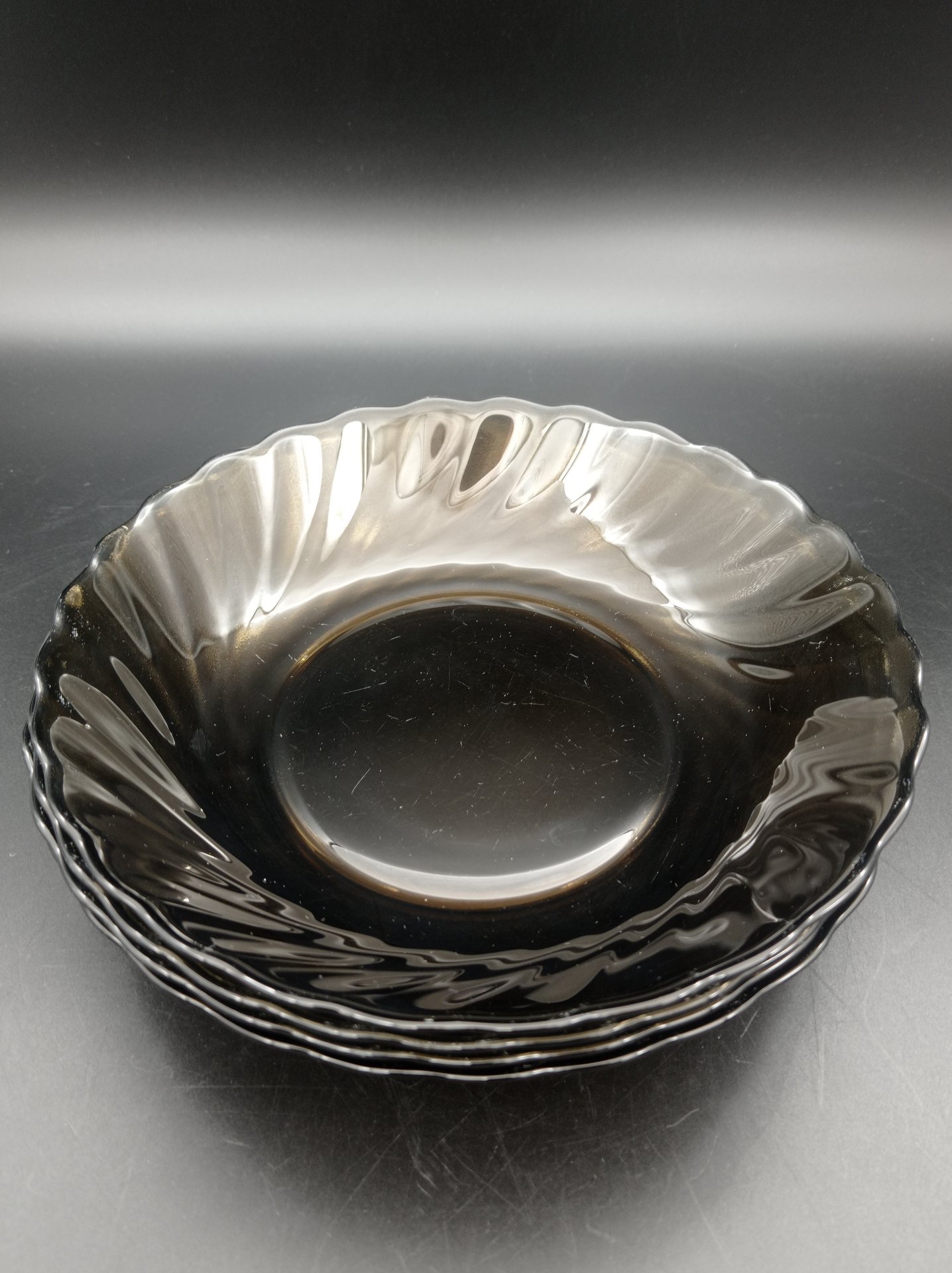 Комплект из 4 тарелок, стекло, Luminarc, Франция, 2015-2020 гг.