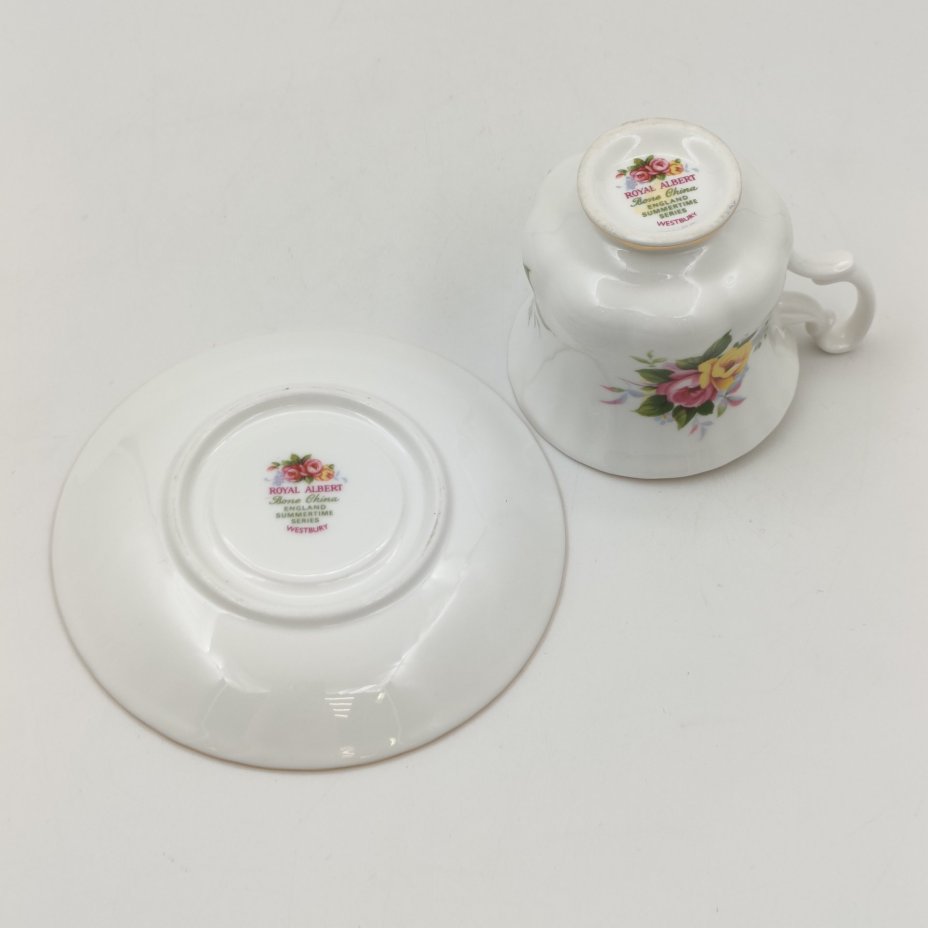 Кофейная пара с ярким цветочным декором  Westbury (Summertime series), Royal Albert