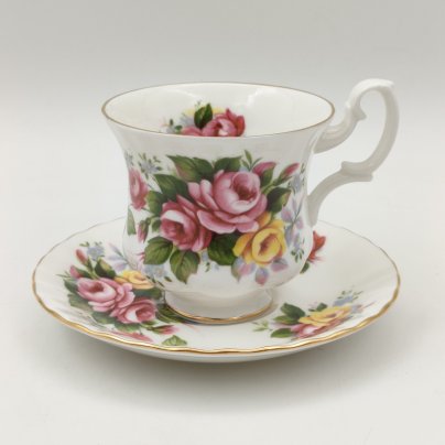 Кофейная пара с ярким цветочным декором  Westbury (Summertime series), Royal Albert