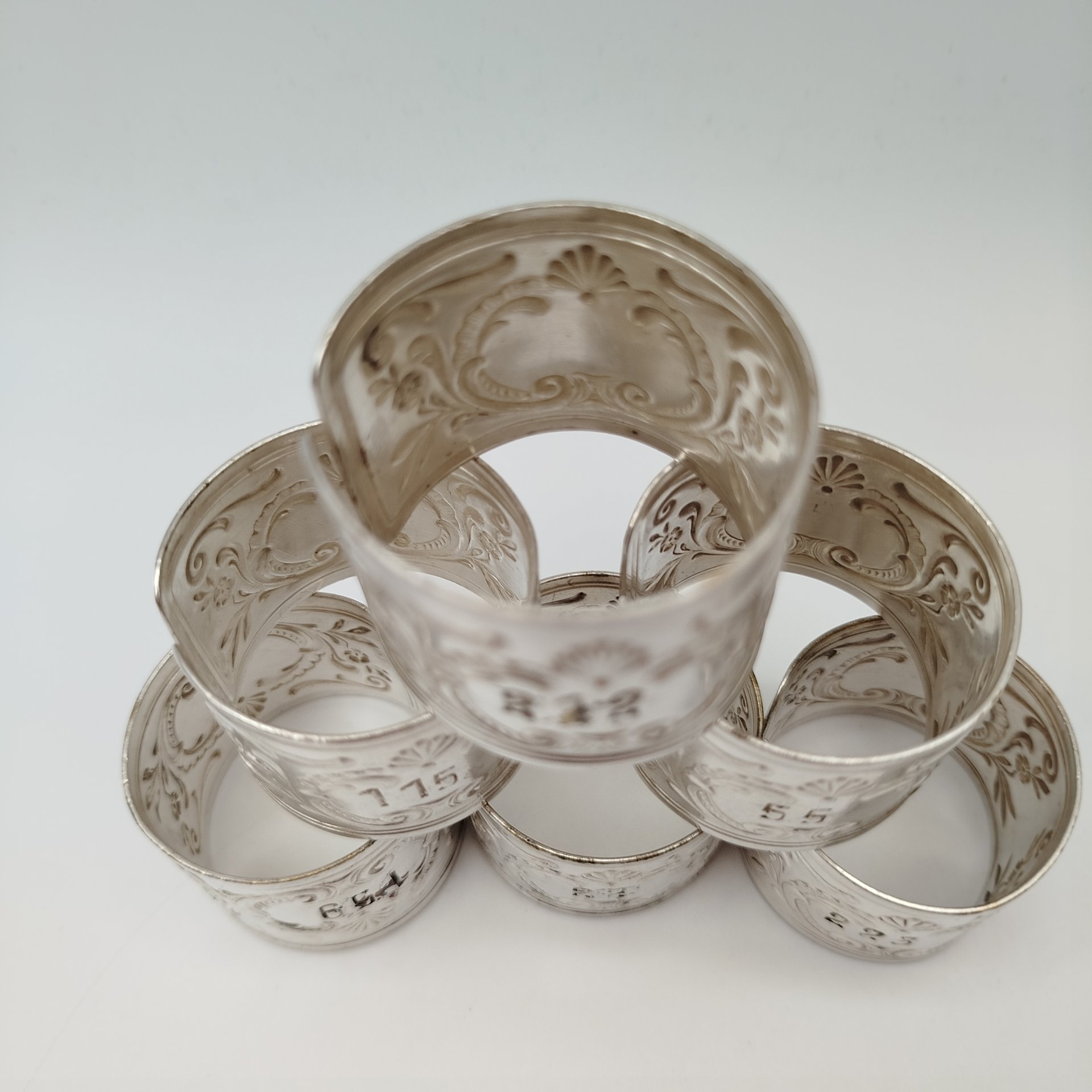 Набор колец для салфеток на 6 персон