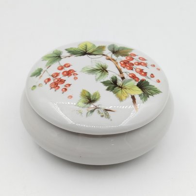 Шкатулка с изображением смородины, Camille Tharaud, Limoges France