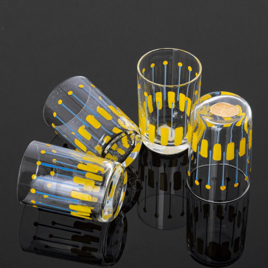 Штоф в комплекте со стопками на 4 персон, Bohemia Crystal (Bohemia Glass)