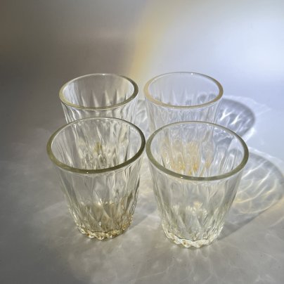 Набор из 4 стопок, стекло, СССР, 1970-1990 гг.