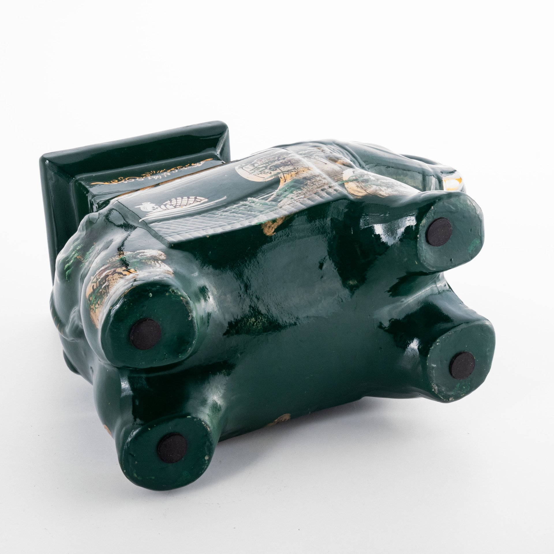 Скульптура интерьерная (подставка) "Слон" с пейзажным декором