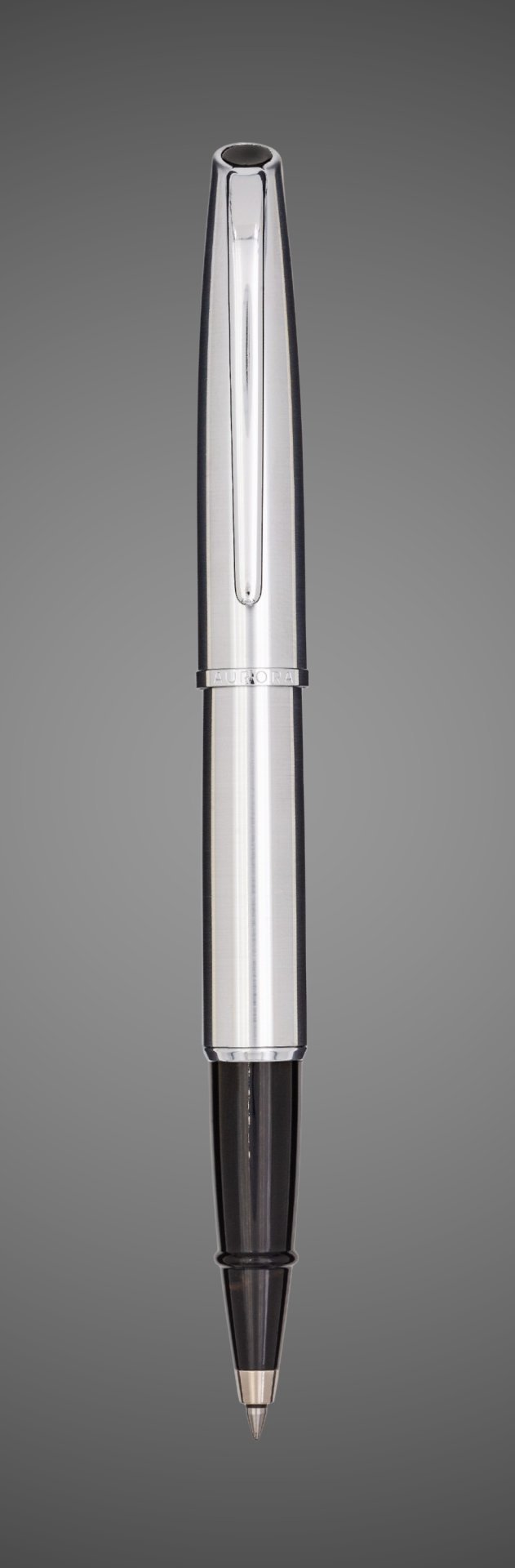 Ручка Роллер Aurora Style Metal Shinny Chrome CT в подарочной коробке, Металлы: хром