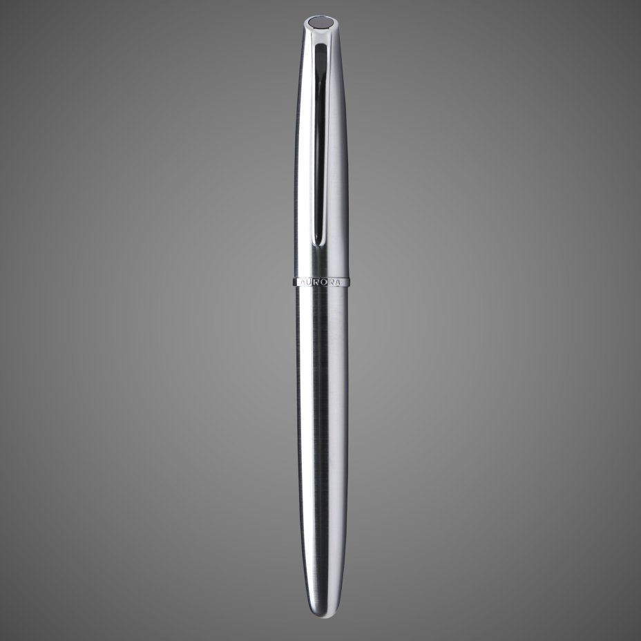 Ручка Роллер Aurora Style Metal Shinny Chrome CT в подарочной коробке, Металлы: хром
