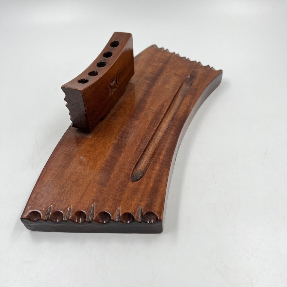Карандашница (подставка под ручки), дерево, лак, СССР, 1970-1990 гг.