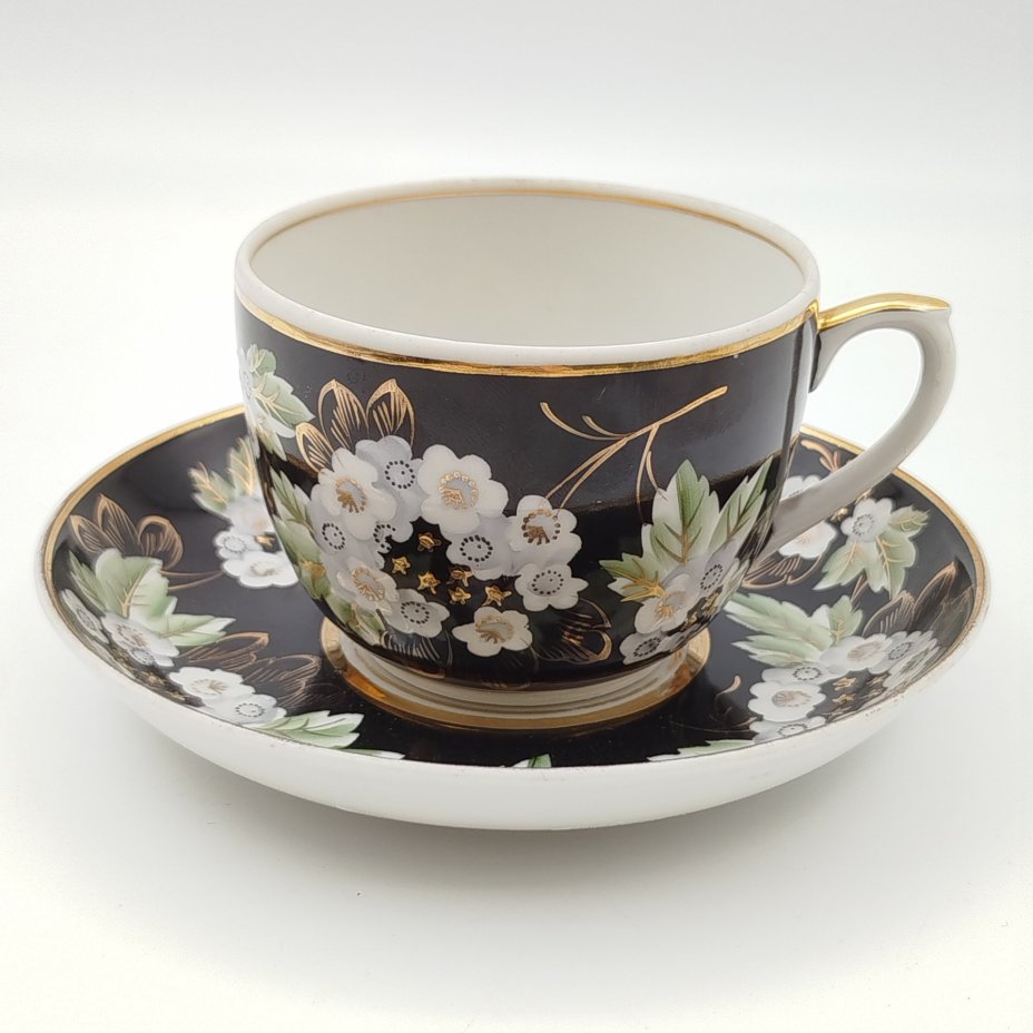 Пара чайная "Цветущая калина", форма "Стандарт"