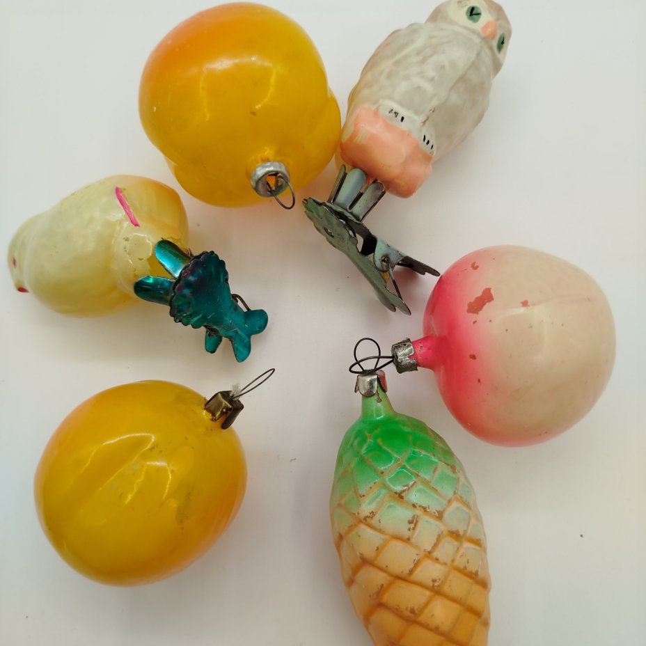 Набор из шести ёлочных игрушек