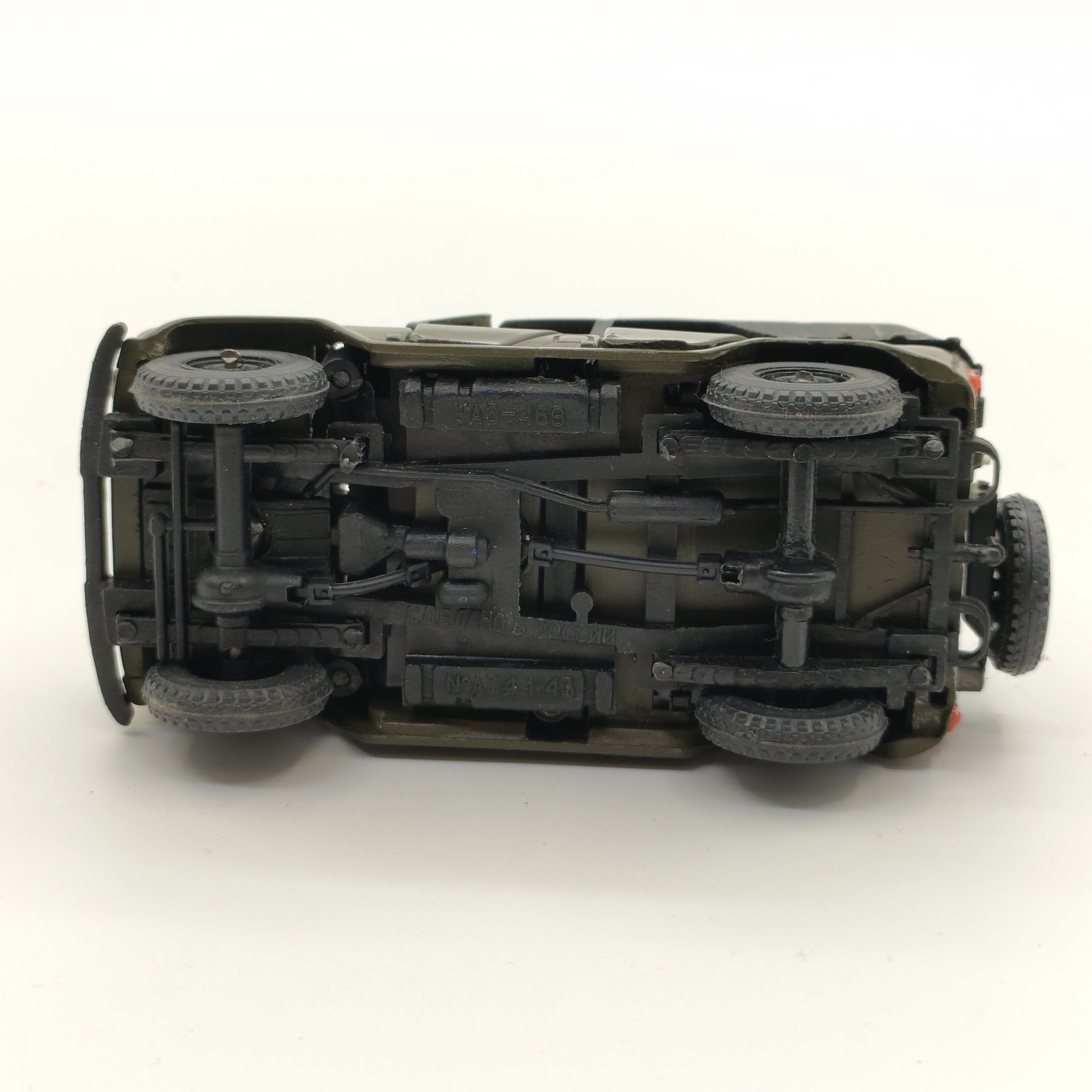 Модель автомобиля "УАЗ-469" №А34, металл, пластик, Россия, 1990-2010 гг.