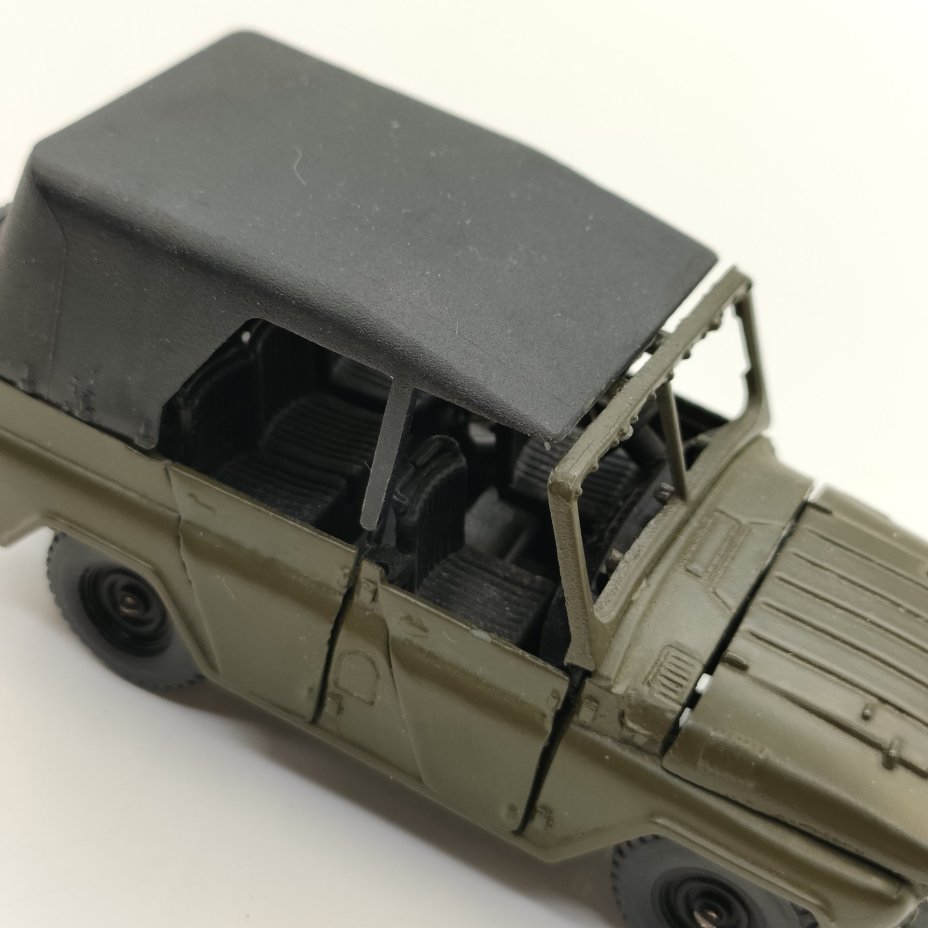 Модель автомобиля "УАЗ-469" №А34, металл, пластик, Россия, 1990-2010 гг.