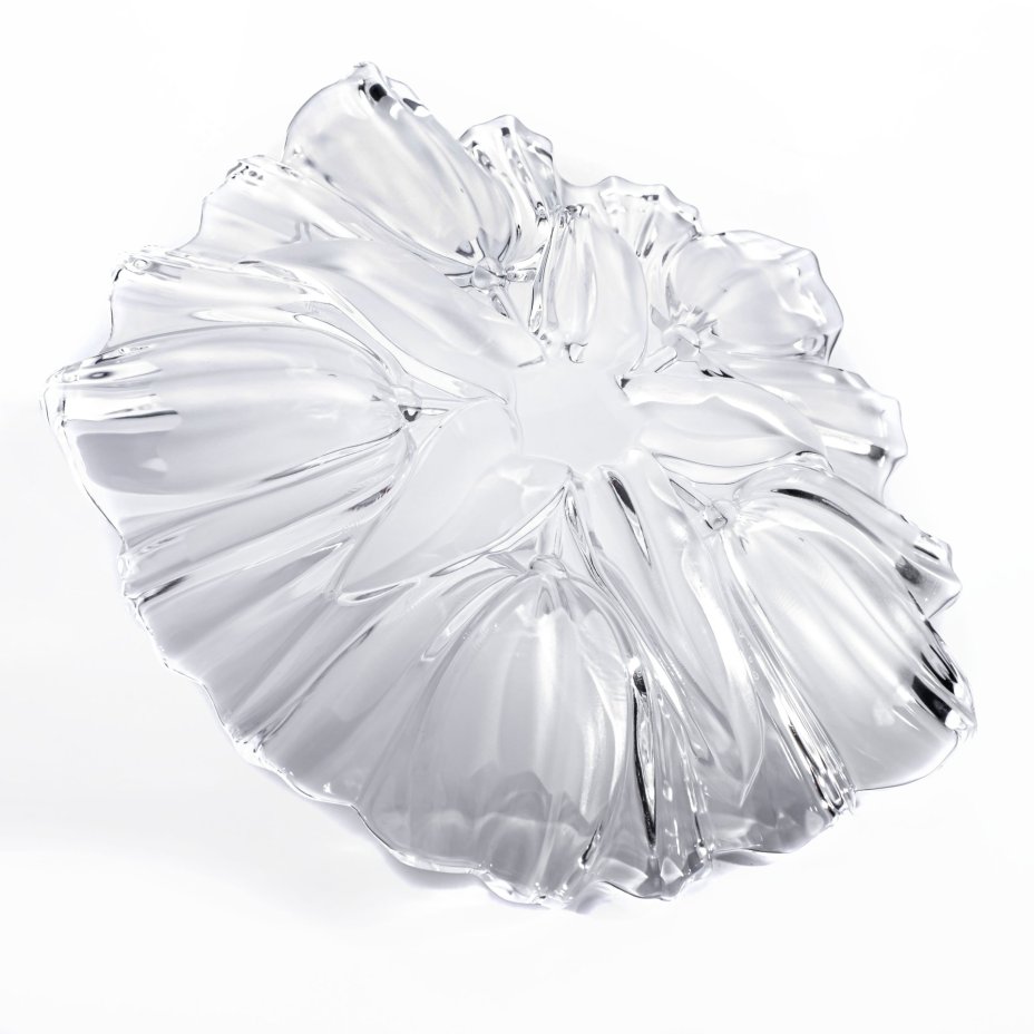 Ваза для фруктов "Тюльпаны", стекло, Walther Glas, Германия, 1980-2000 гг., Walther Glas